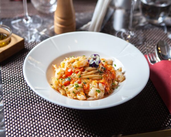 linguine con creveti